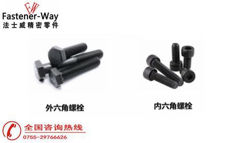 外六角螺栓和內(nèi)六角螺栓有什么不同之處？-法士威